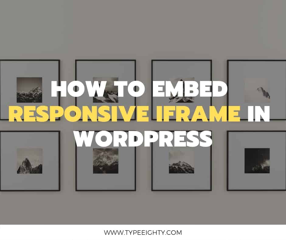 html code for responsive iframe